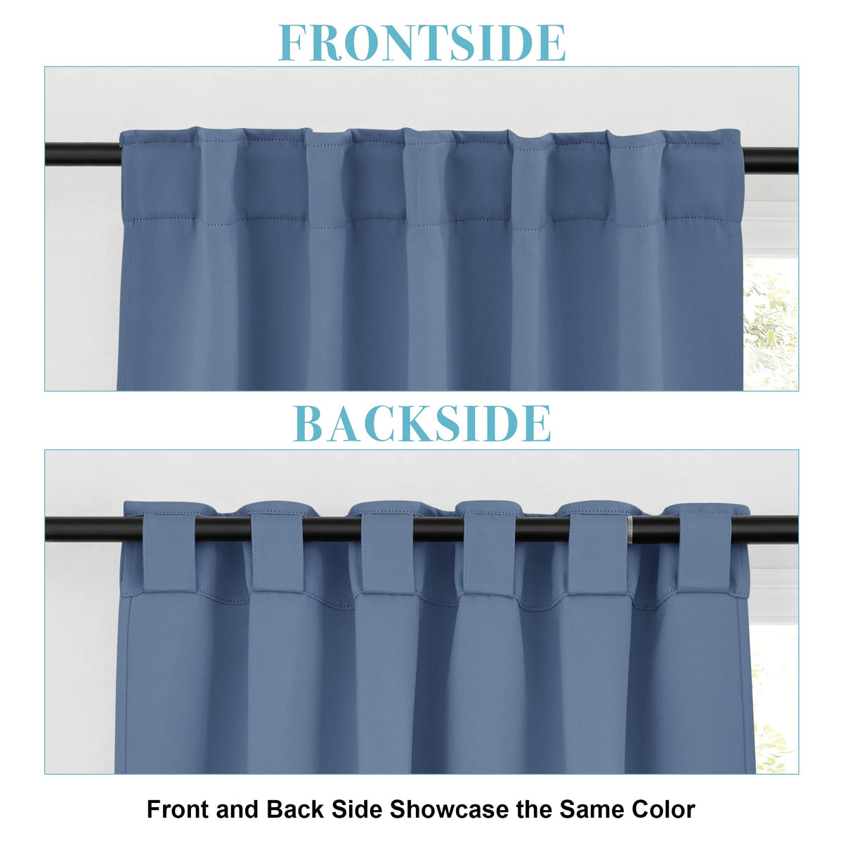 Short Blackout Curtains (2 Count)