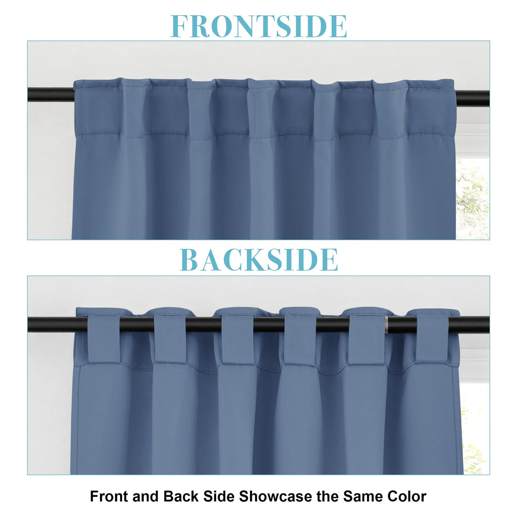 Short Blackout Curtains for Small Window (2 Count)