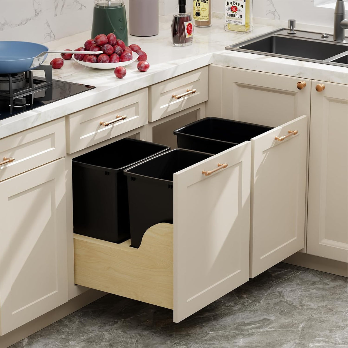 35QT Kitchen Trash Can