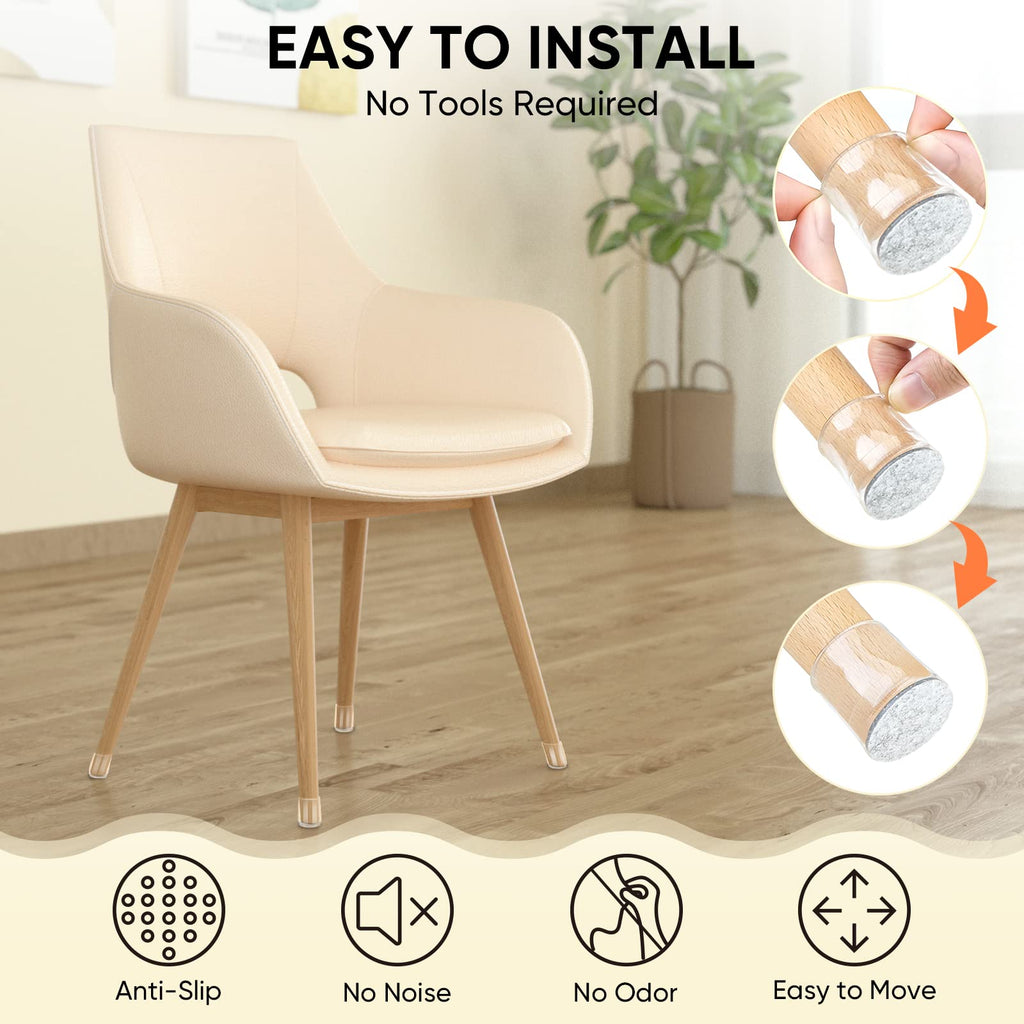 Silicone Chair Leg Floor Protectors