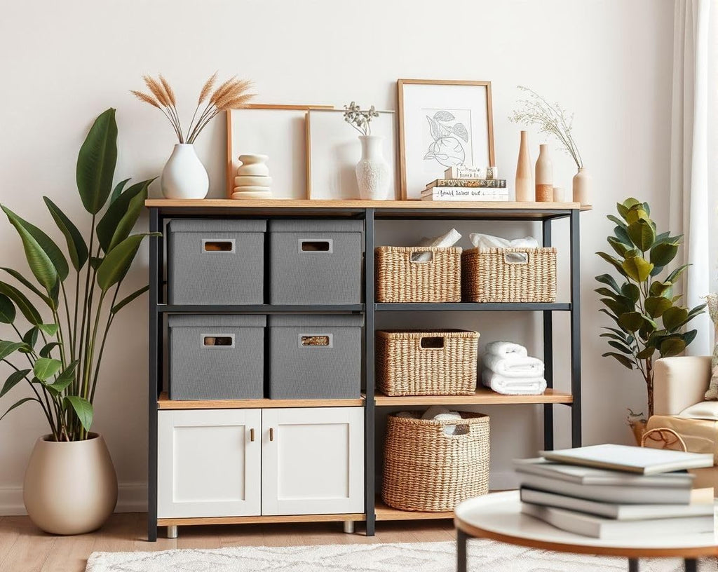 Storage Basket with Lids (3 Count)