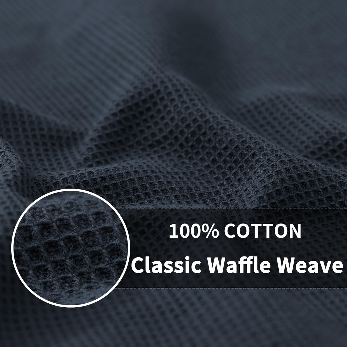 100% Cotton Waffle Weave Kitchen Towels (12 Count)