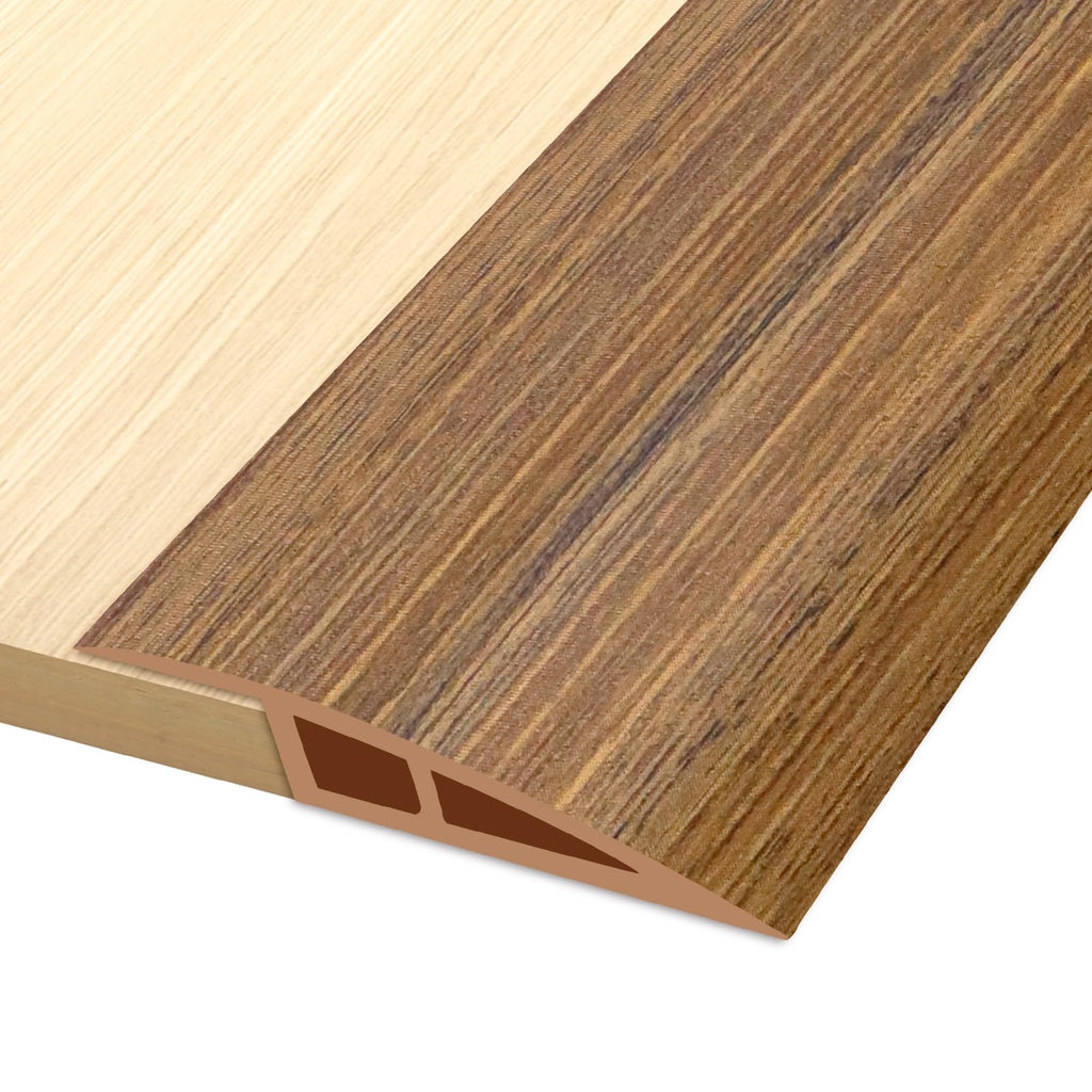 Vinyl Door Threshold Flooring Transition Strip Self Adhesive Carpet Edging Strip for Laminate Doorway Edge Threshold from 3 (6.6 Foot)
