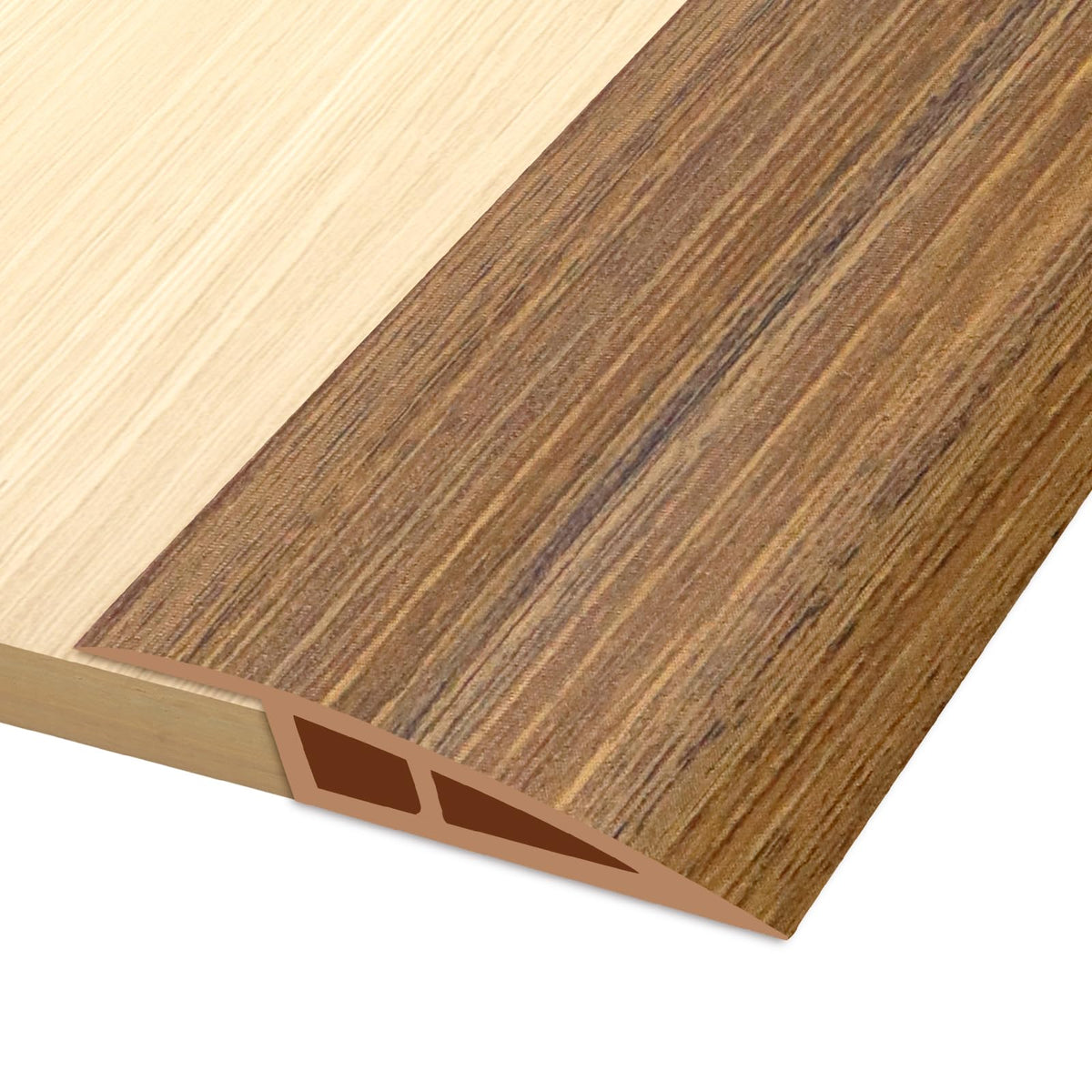 Vinyl Door Threshold Flooring Transition Strip Self Adhesive Carpet Edging Strip for Laminate Doorway Edge Threshold from 1 (10 Foot)