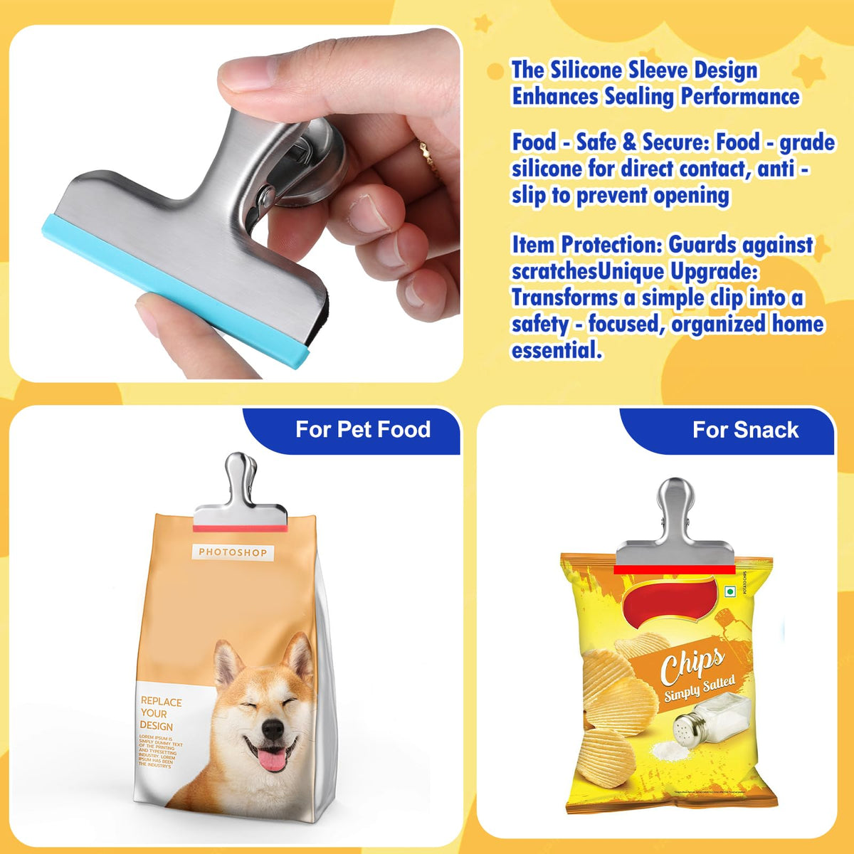 Magnetic Chip Clips (12 Count)