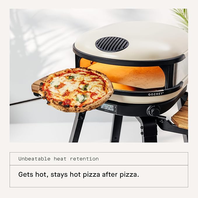 Gozney Arc XL Outdoor Pizza Oven, Propane Gas Pizza Oven, Precision Flame Control, Cooks 16" Pizza in 60 Seconds, Heats up to 950F - Bone