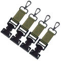 4Pcs Work Glove Clip Firefighter Rescue Turnout Gear Glove Holder Strap
