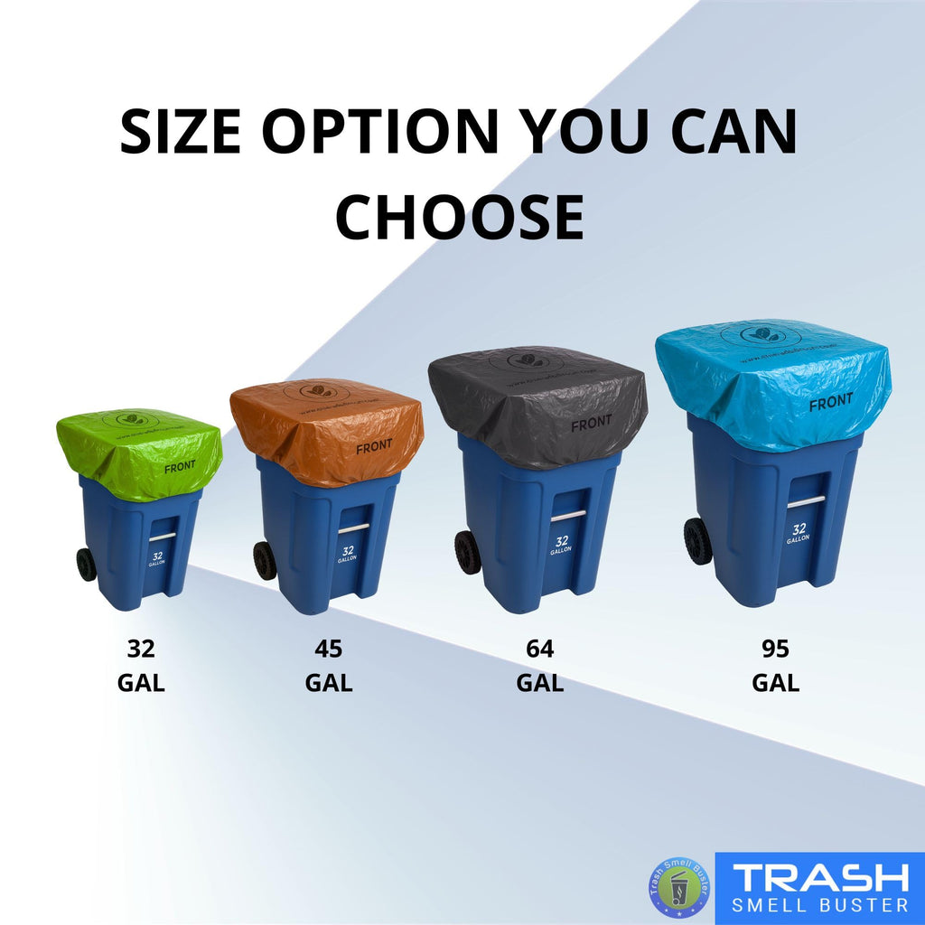 Elastic Trash Can Cover (3 Count)