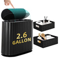 Small Bathroom Trash Can with Press Type Lid (3 Count)