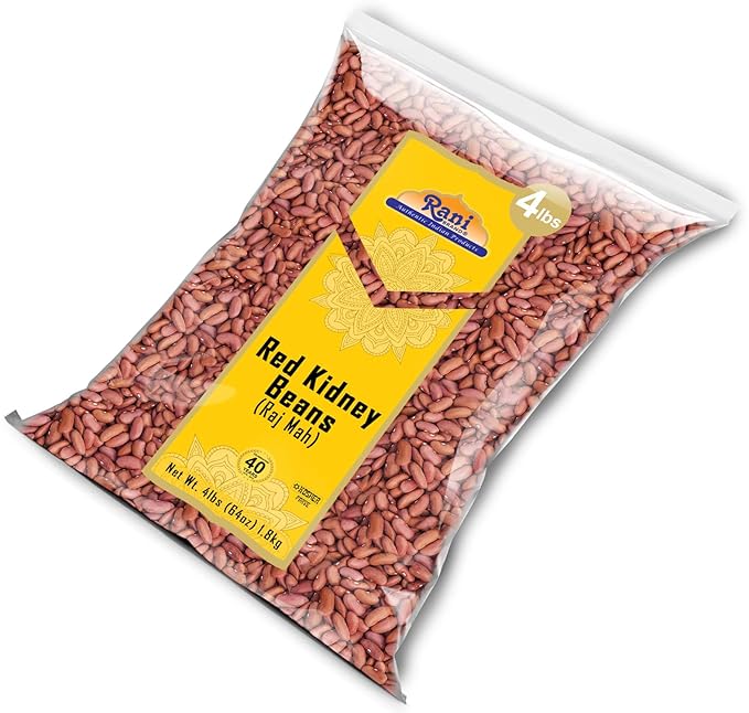 Rani Red Kidney Beans, Light 64oz (4lbs) 1.81kg Bulk ~ All Natural | Vegan | Gluten Friendly | NON-GMO | Kosher | Raj Mah