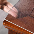Frosted Clear Table Protector 30 x 48 Inch, 2mm Thick Plastic Table Cover, Waterproof PVC Clear Table Cover Protector, Desk Protector Mat, Writing Desk Pad for Desktop, Coffee & Dining Room Table