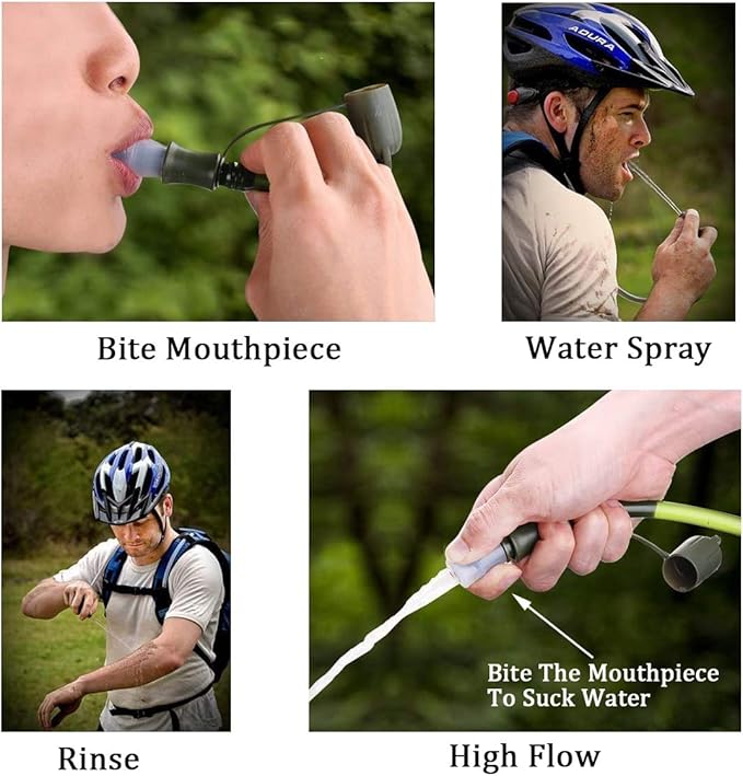 Hydration Bladder 1.5L-2L-3L,Leak Proof Water Reservoir, BPA Free Military Water Storage Bladder Bag Hydration Pack Replacement Easy Clean for Bicycling Hiking Camping Hunting Running
