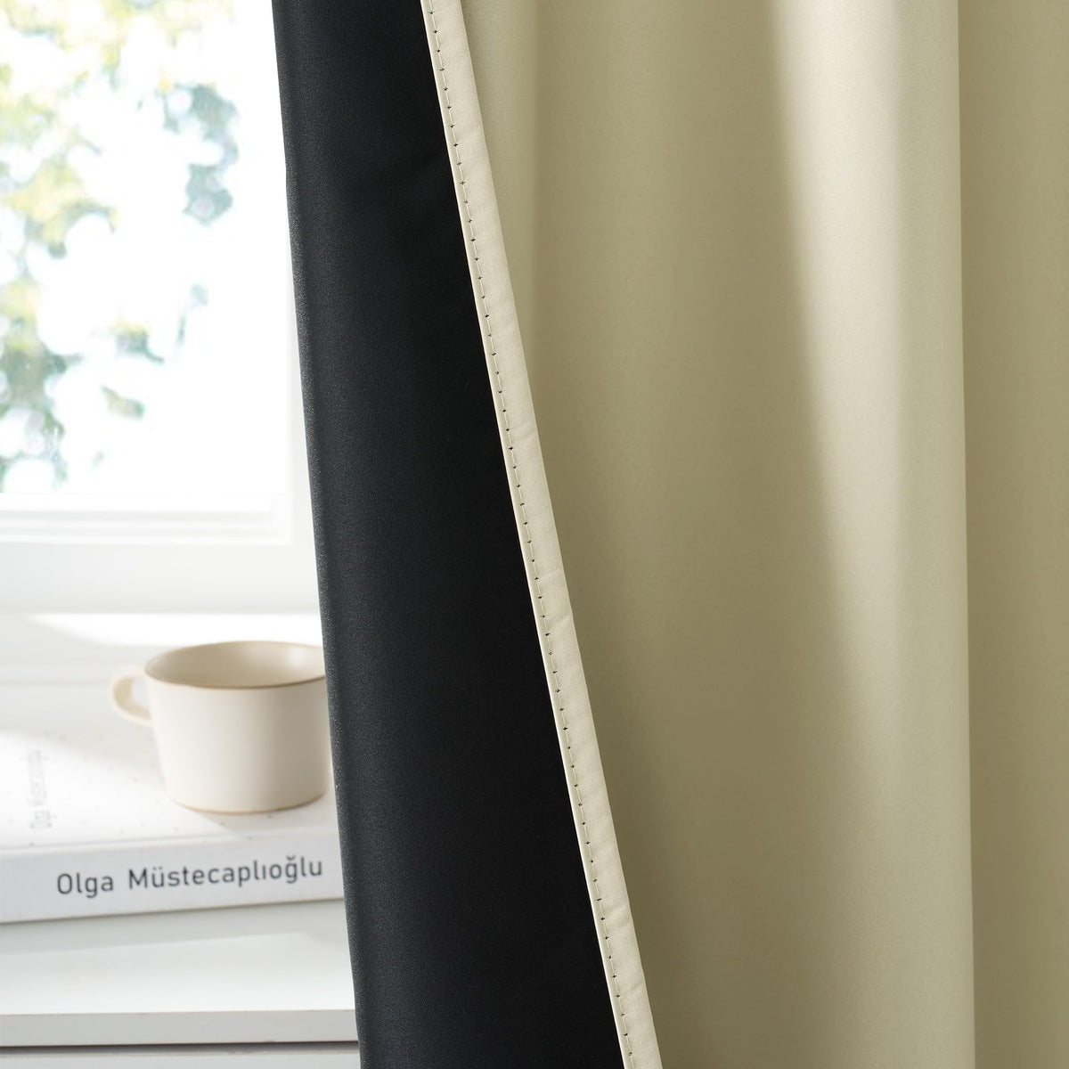 Bedroom Blackout Curtains 63 inches Long (2 Count)