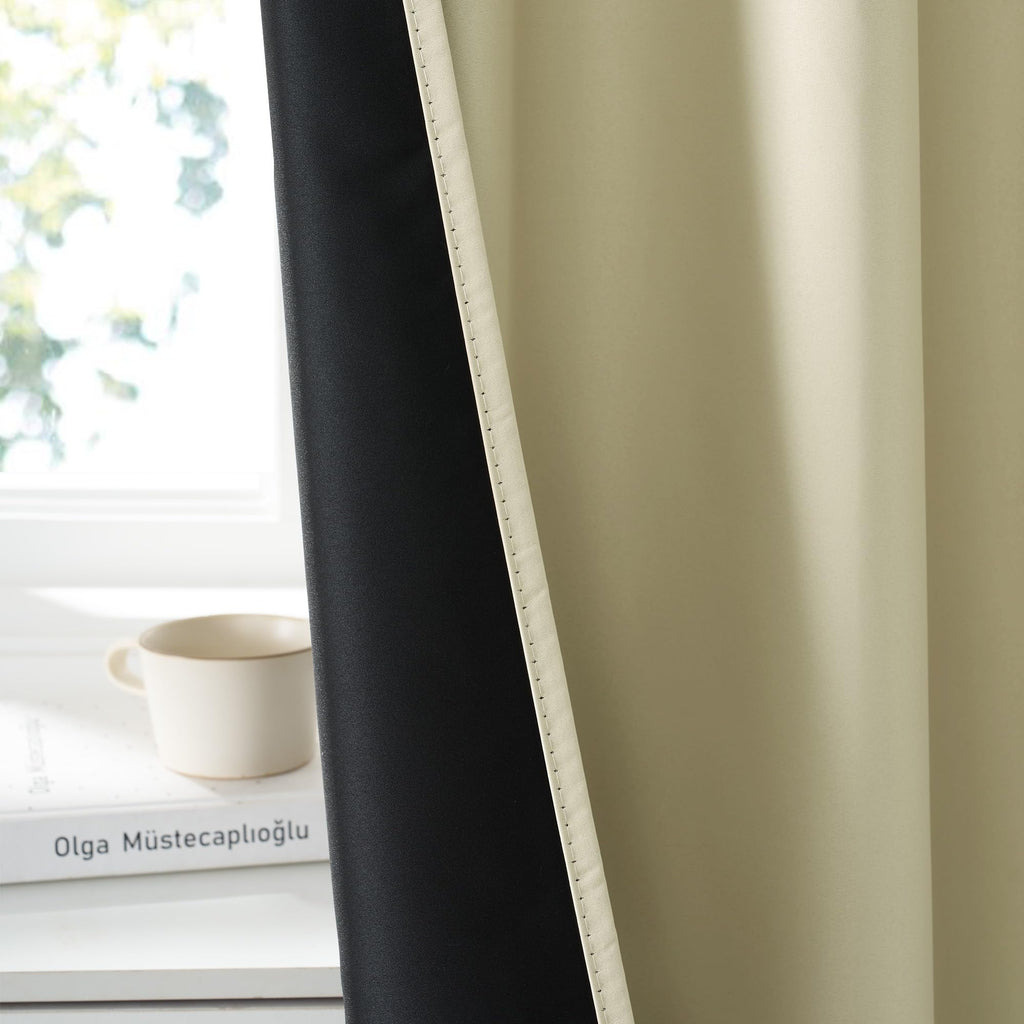 100% Blackout Basement Curtains 30 inches Long (2 Count)
