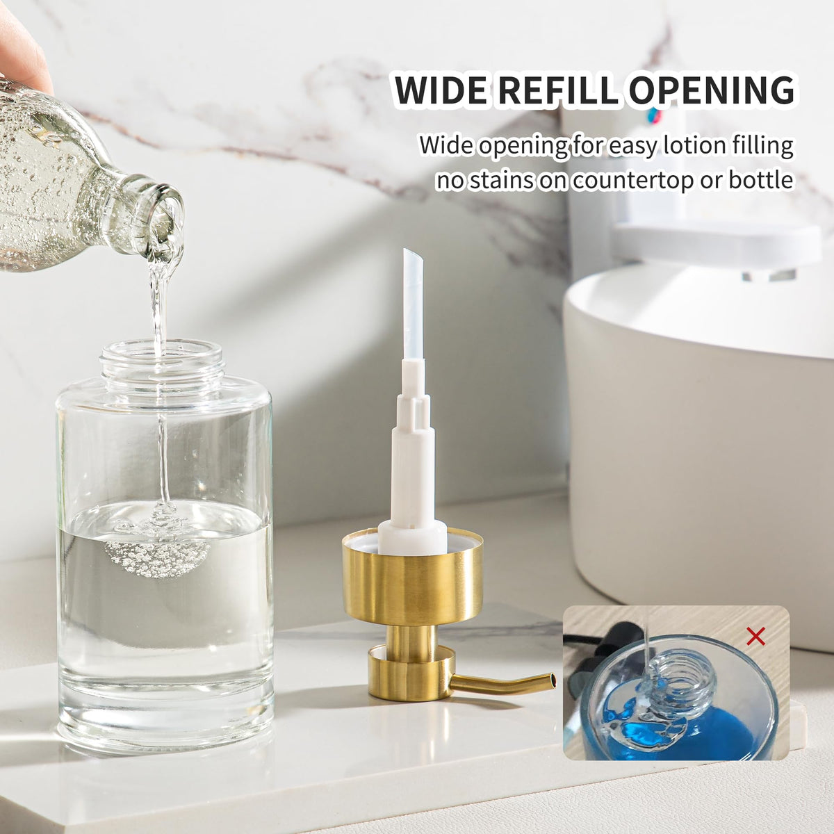 Glass Soap Dispenser