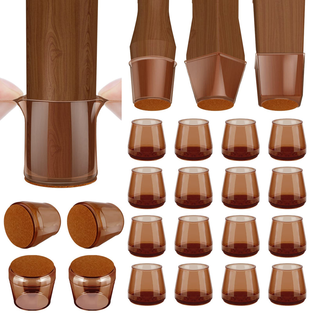Silicone Chair Leg Floor Protectors (16 Count)