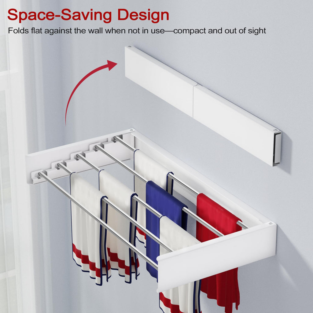 Wall Mounted Drying Rack 23.6"