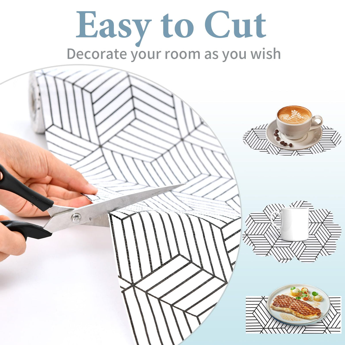 Shelf Liners for Kitchen Cabinets Non Adhesive Shelf Liner Paper Non (2780.56 sq in sq in)