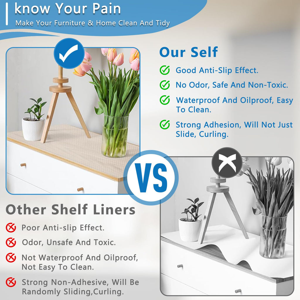 Self Adhesive Shelf Liner Kitchen Liner
