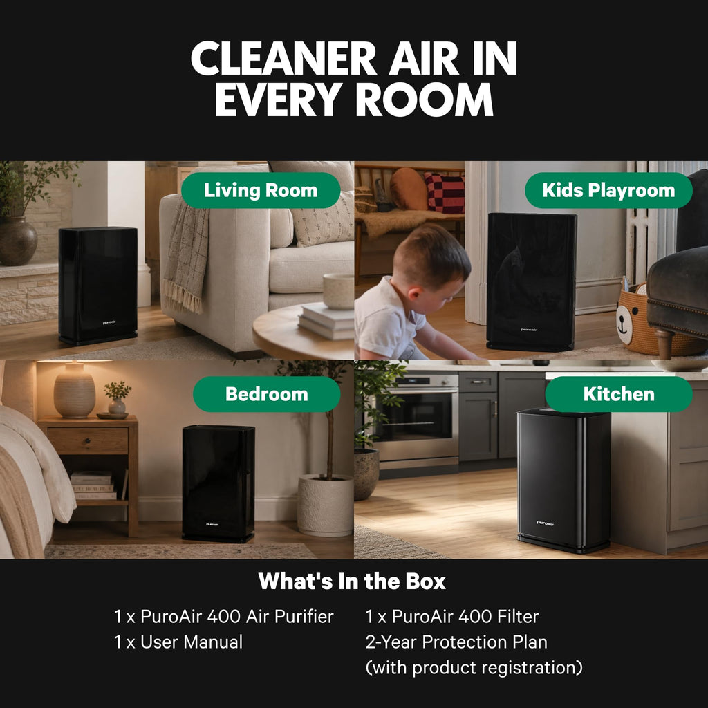 400 HEPA Air Purifier Large Room Air Cleaner up to 2 (2 Count)