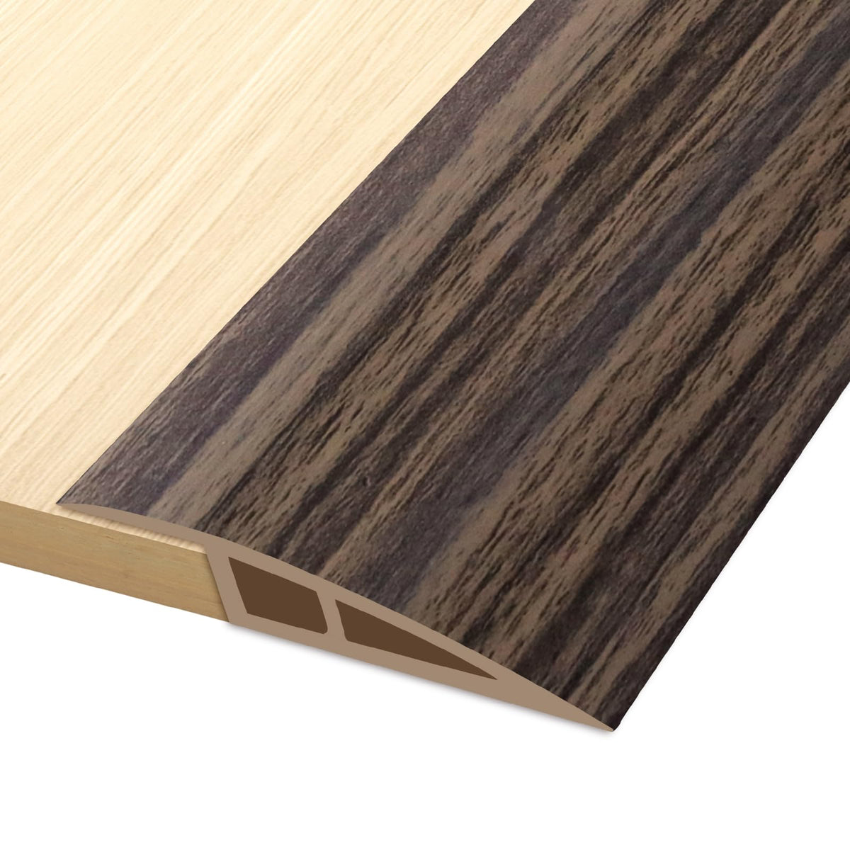 Vinyl Door Threshold Flooring Transition Strip Self Adhesive Carpet Edging Strip for Laminate Doorway Edge Threshold from 1 (3.3 Foot)