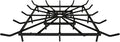 SteelFreak Square Wheel Fire Pit Grate - Made in The USA (36 x 36 Inch)