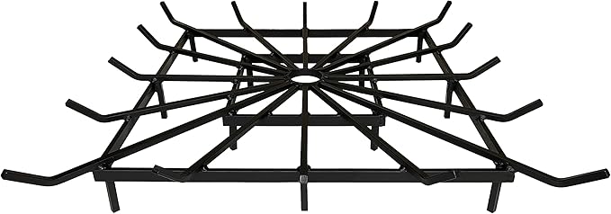 SteelFreak Square Wheel Fire Pit Grate - Made in The USA (36 x 36 Inch)