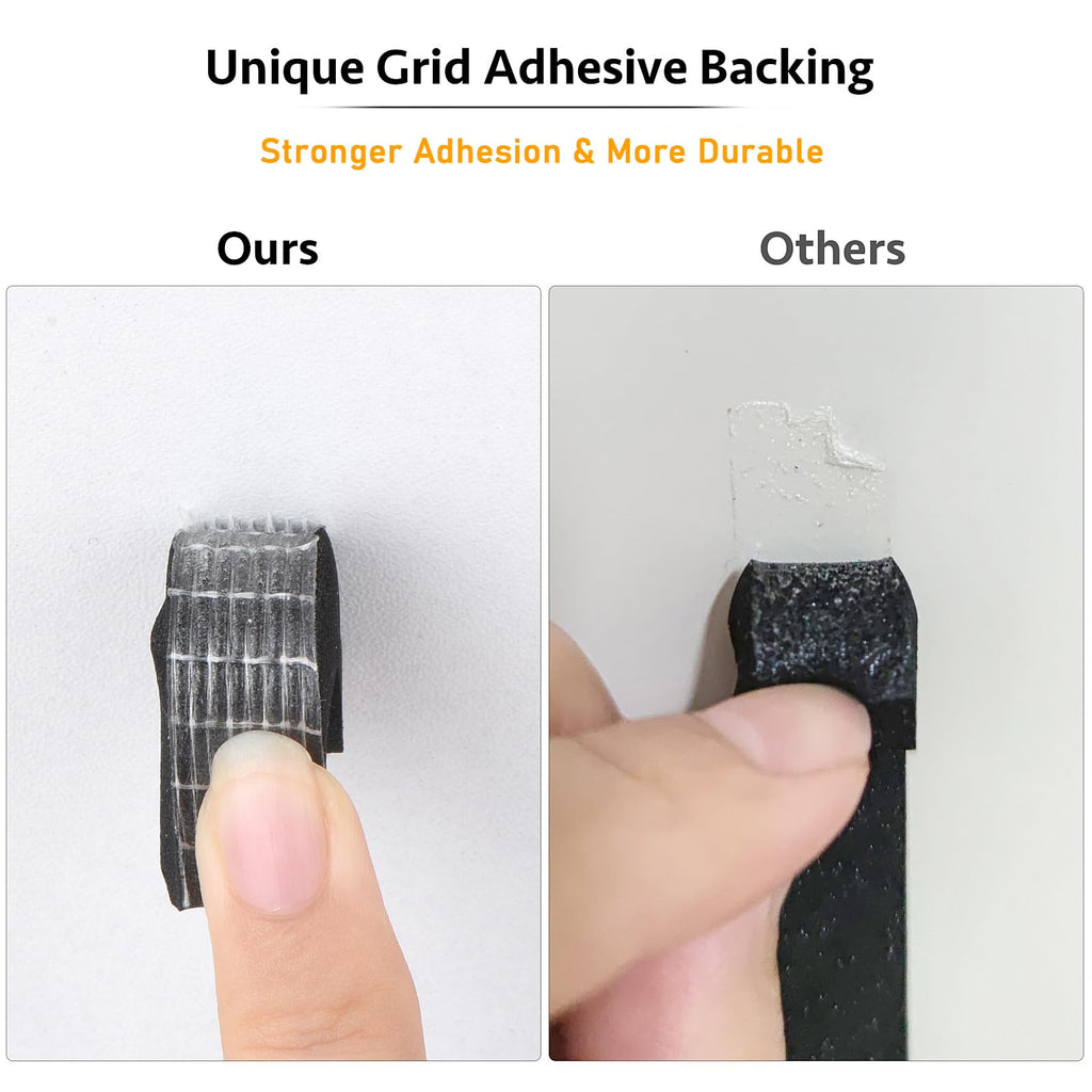 Strong Adhesive Thick Weather Stripping for Door Frames and Windows (13 Foot)