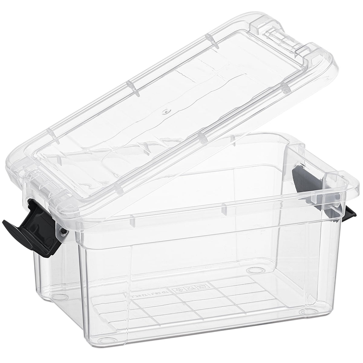 1.85 Quart Clear Plastic Storage Boxes with Lids (18 Count)