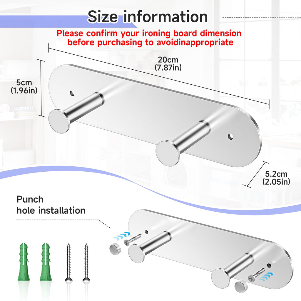 Ironing Board Hanger Wall Mount
