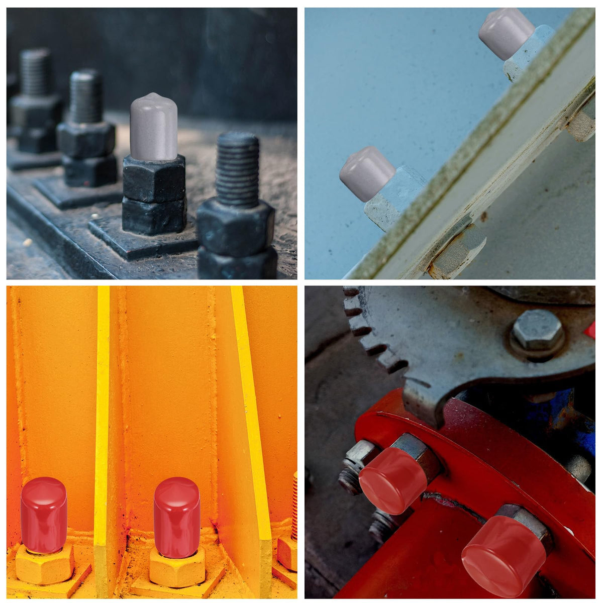 20pcs Rubber End Caps 12.5mm