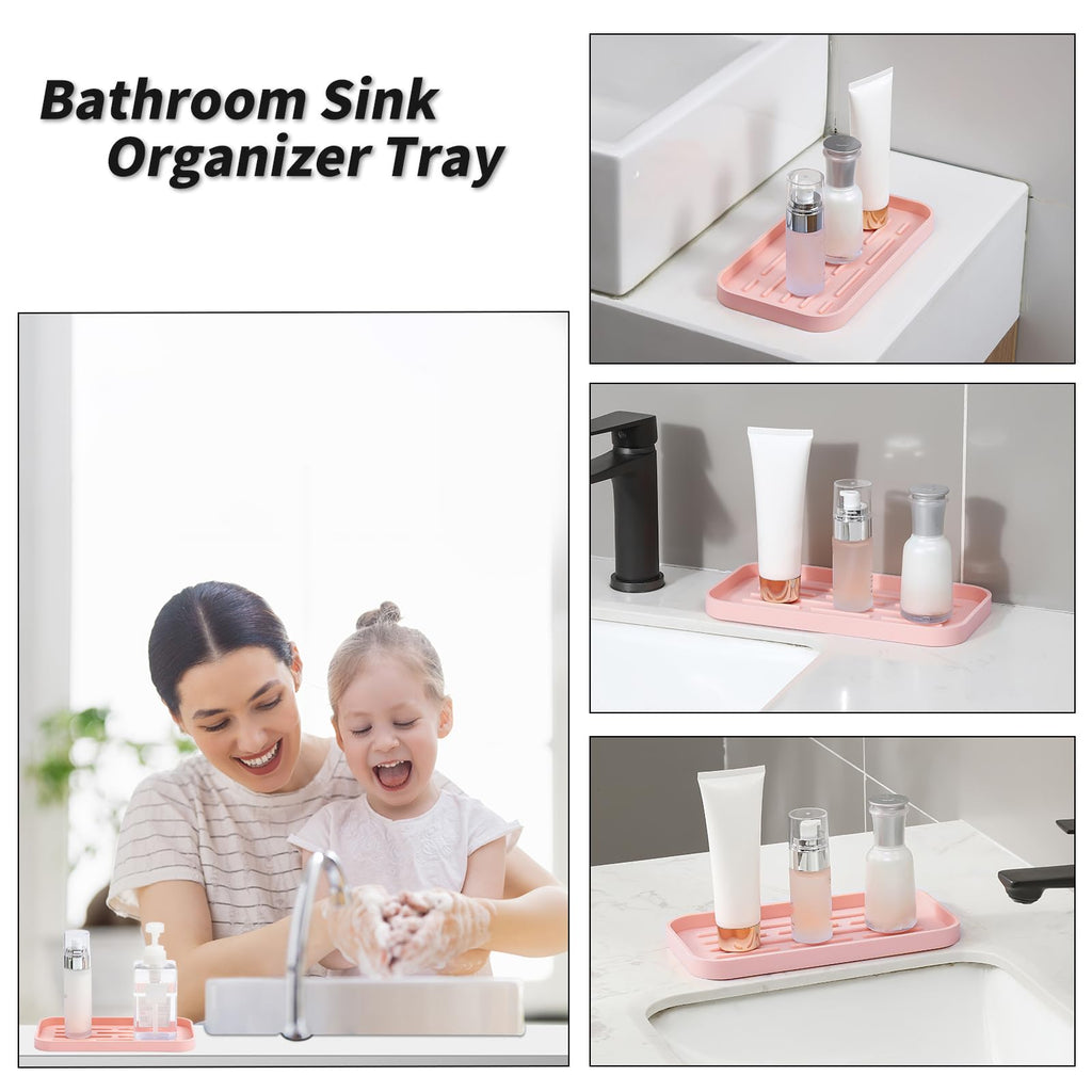 Silicone Kitchen Sink Organizer Tray for Multiple Usage