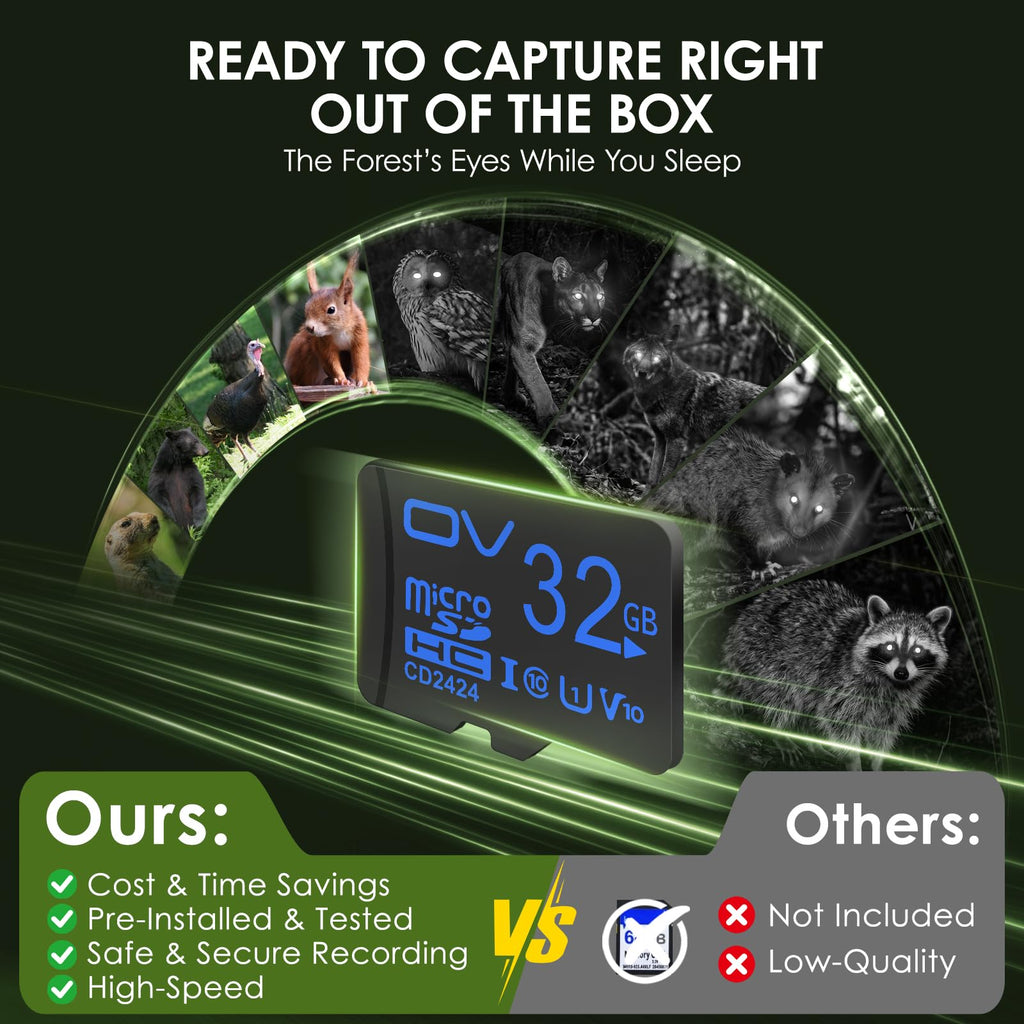 MAXDONE Trail Camera - 4K, 64MP, Solar, WiFi, Bluetooth