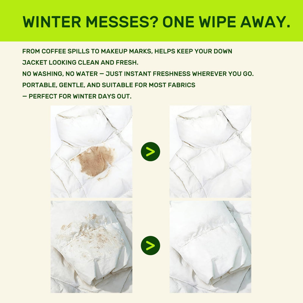 Stain Remover Wipes for Clothes & Fabric (200 Count)