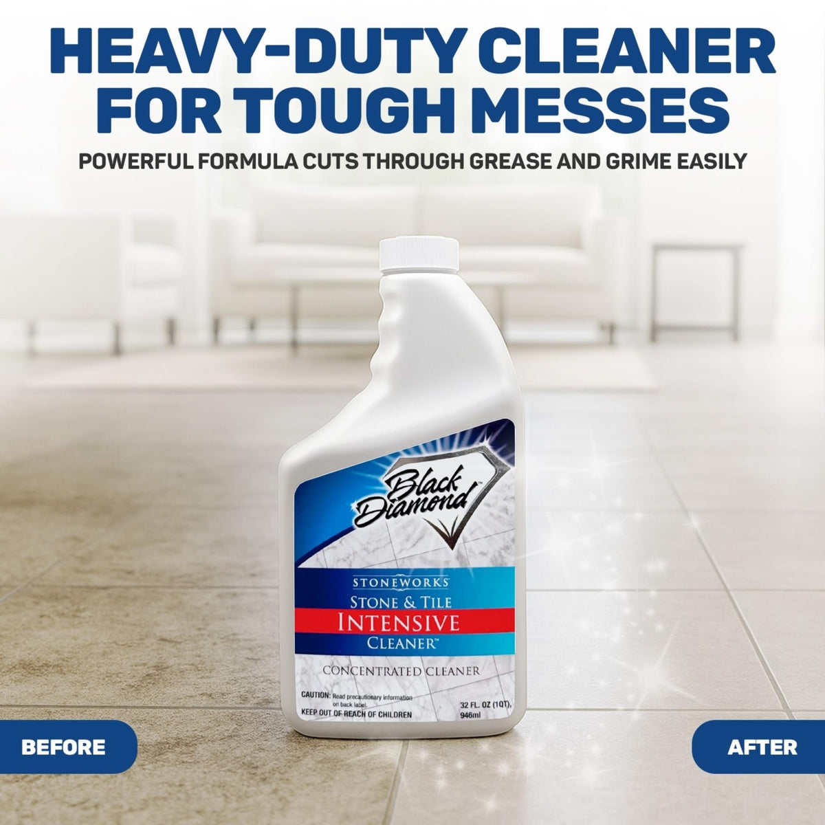 Stone & Tile Intensive Cleaner for Travertine & Natural Stone (512 Fl Oz)