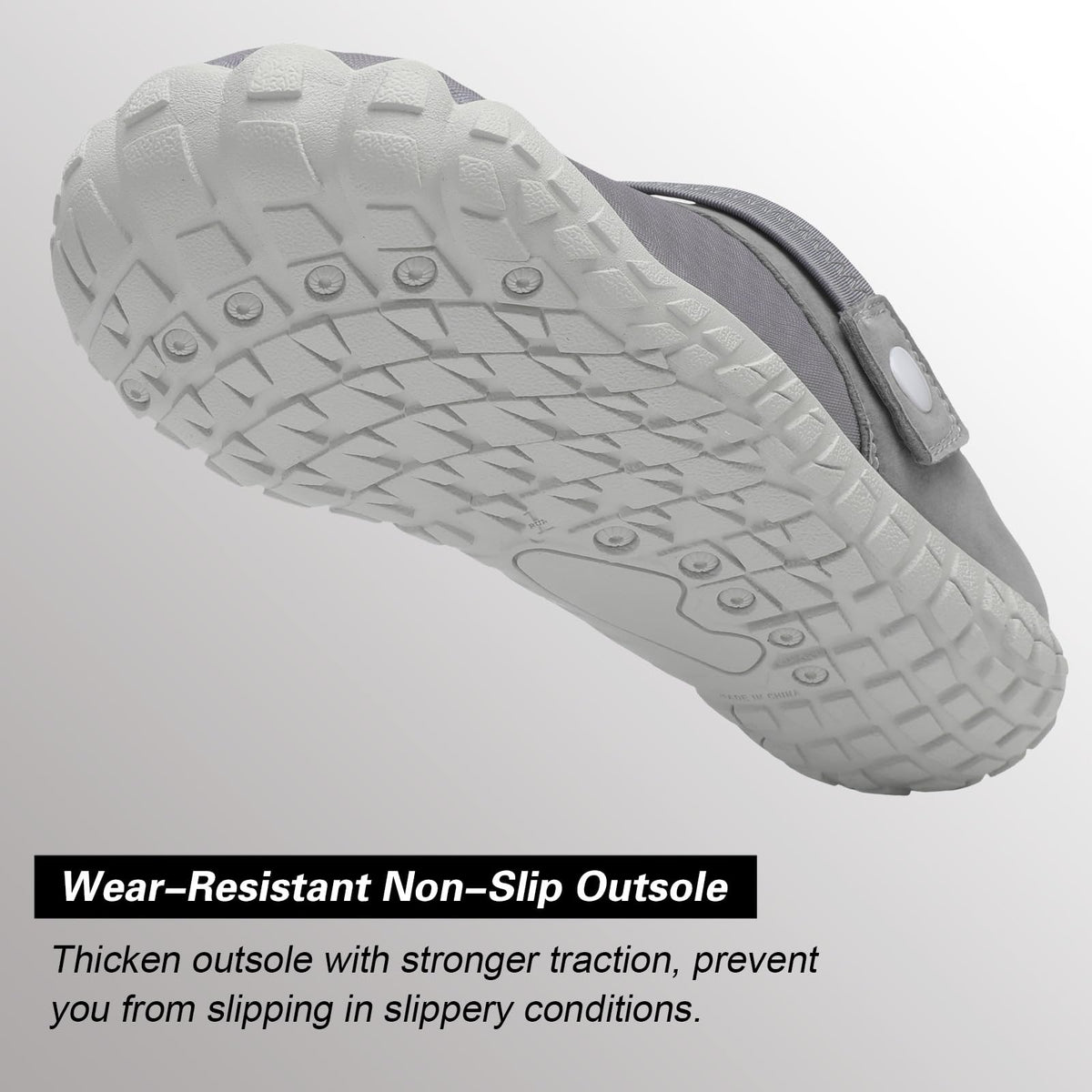 Besroad Slip on Quick Drying Running Sports Fashion Sneakers Water Shoes Summer Outdoor Hiking Shoes for Men Women Grey 9 Women/7.5 Men