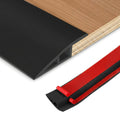 Floor Transition Strip Vinyl Door Threshold Ramp Self Adhesive Carpet Edging Strip Doorway Edge Trim (3.3 Foot)