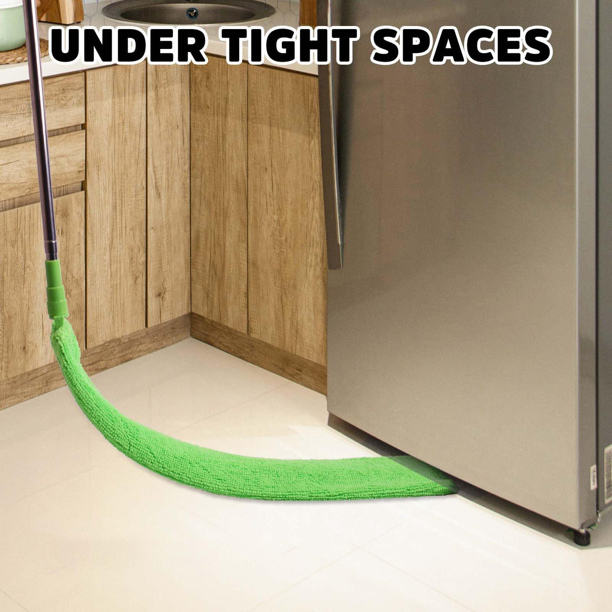 Retractable Gap Dust Cleaner Under Appliance Cleaning Tool