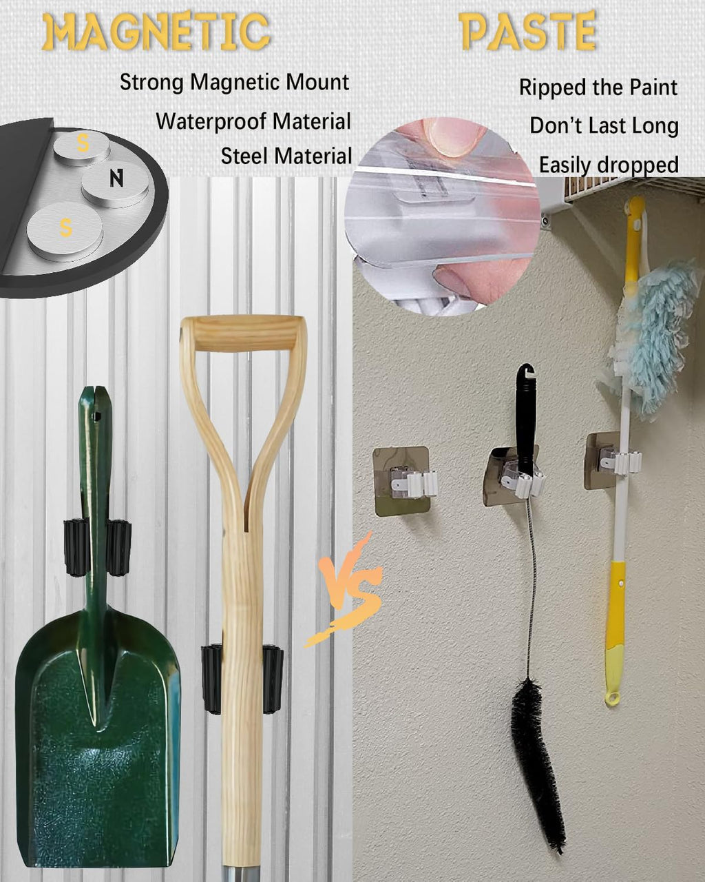 Magnetic Broom Holder