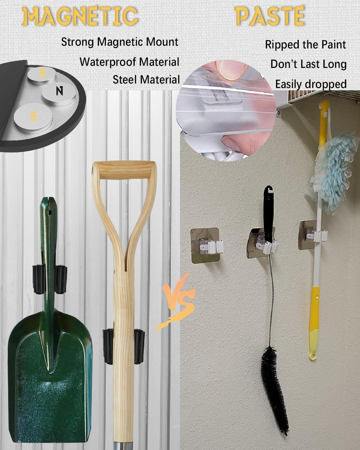 Magnetic Broom Holder