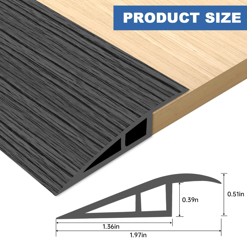 Vinyl Door Threshold Flooring Transition Strip Self Adhesive Carpet Edging Strip for Laminate Doorway Edge Threshold from 1