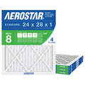 Air Filter 24x28x1 MERV 8 AC Filter (4 Count)