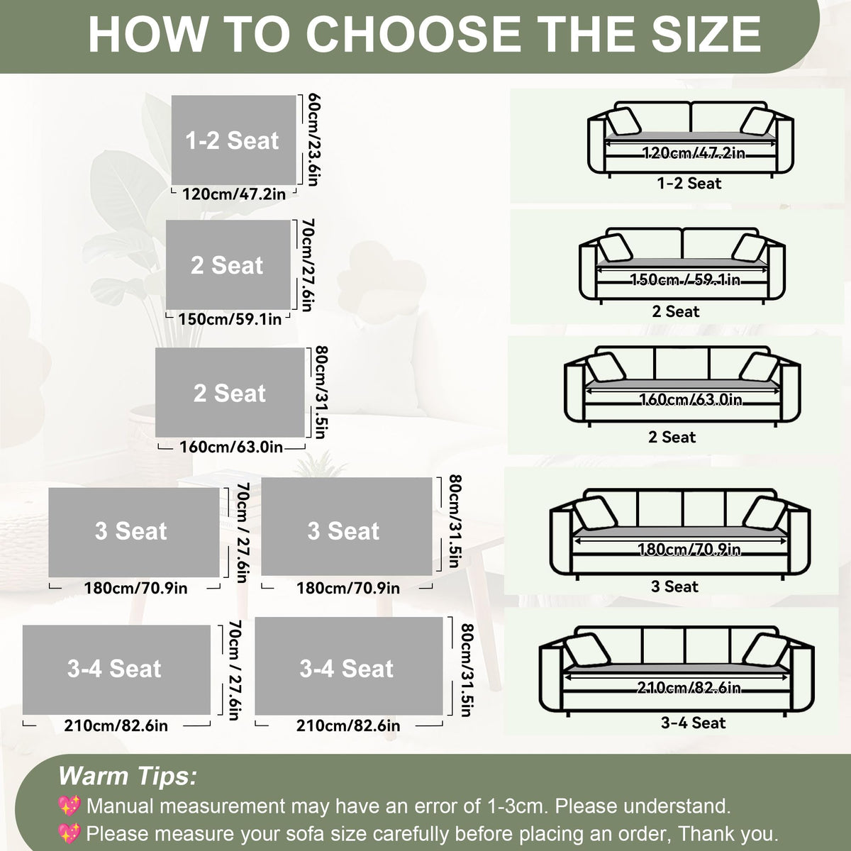 Washable Couch Covers for 3 Cushion Sofa Non Slip Pet Dog Sofa Cover (9 Ounce)