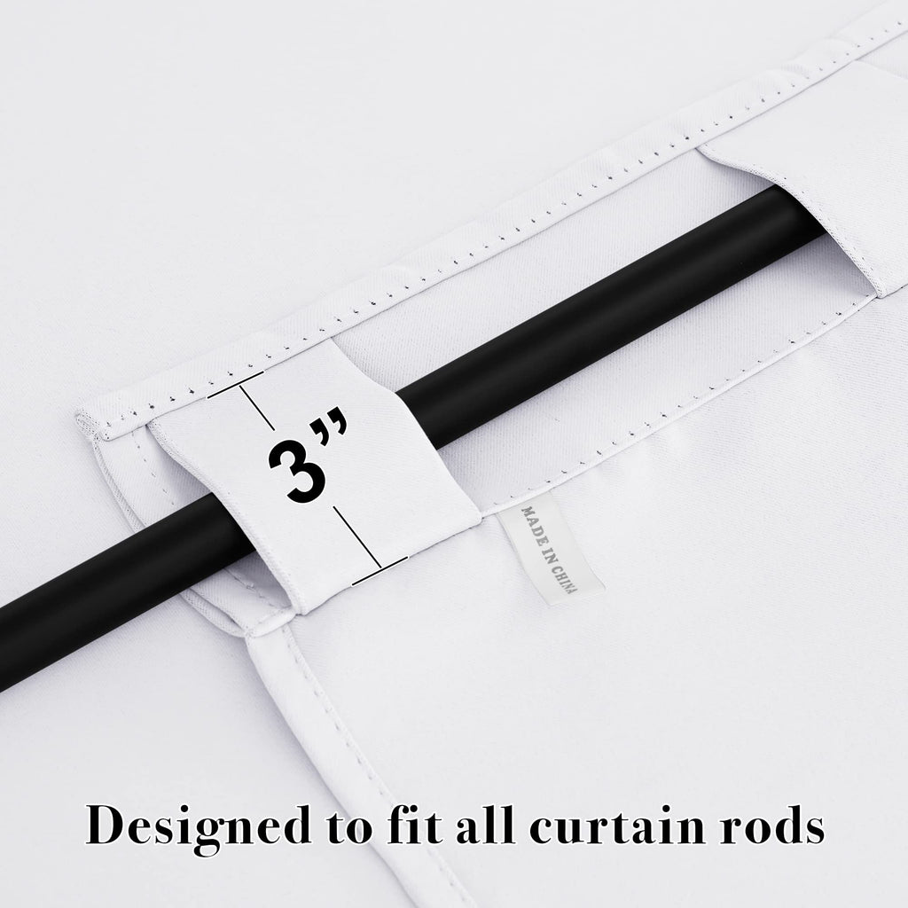 Curtains for Bedroom Living Room 84 inches Long (2 Count)