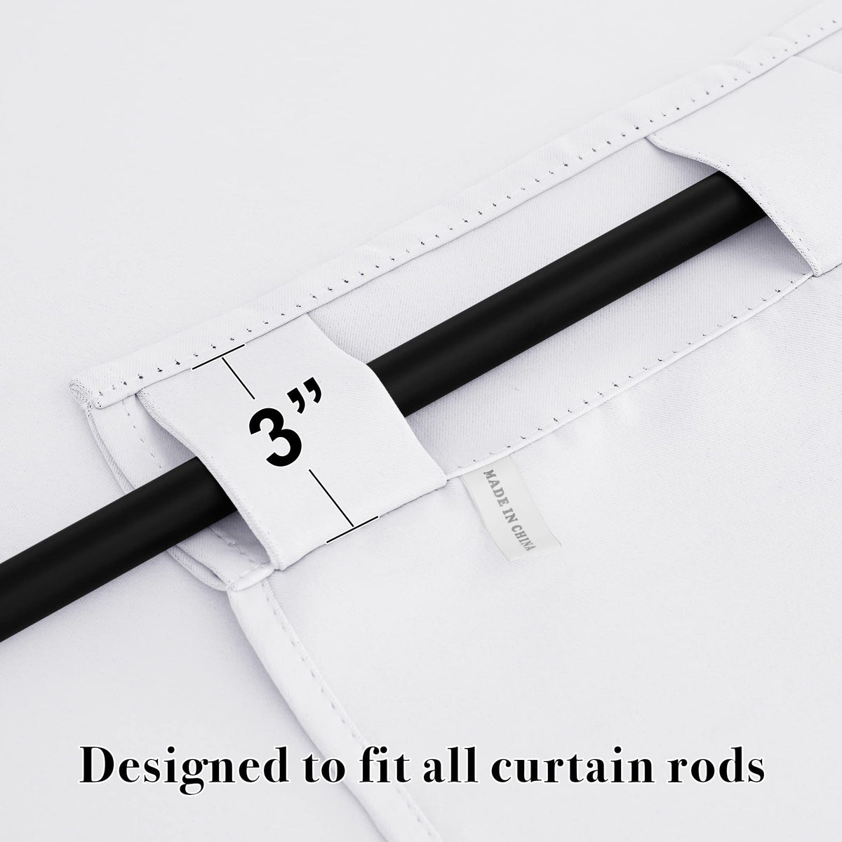 Curtains for Bedroom Living Room 84 inches Long (2 Count)