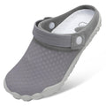 Besroad Slip on Quick Drying Running Sports Fashion Sneakers Water Shoes Summer Outdoor Hiking Shoes for Men Women Grey 9 Women/7.5 Men