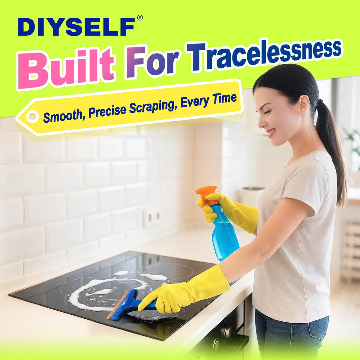 Glass Scraper Tool with 5 Pcs 4