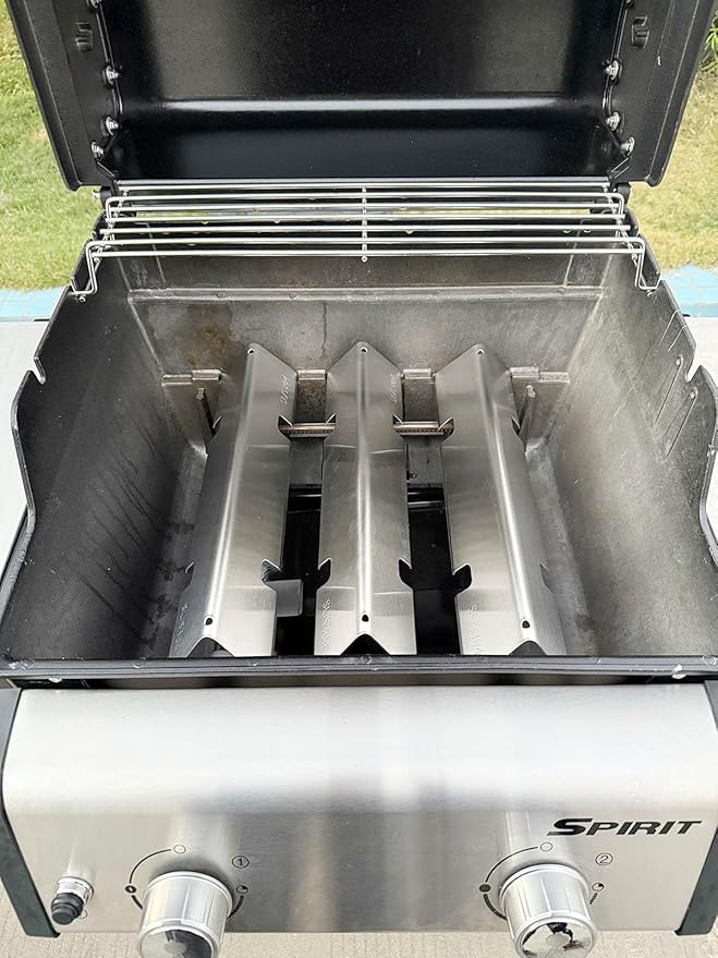Grill Parts for Weber Spirit 2 Grill Parts Replacement GS4 Spirit II & I E210 E220 S210 S220, Accessories for Weber GS4 Grill Grates 7637, Flavorizer Bars 7635 67045 69796 for Weber 2 Burner Gas Grill