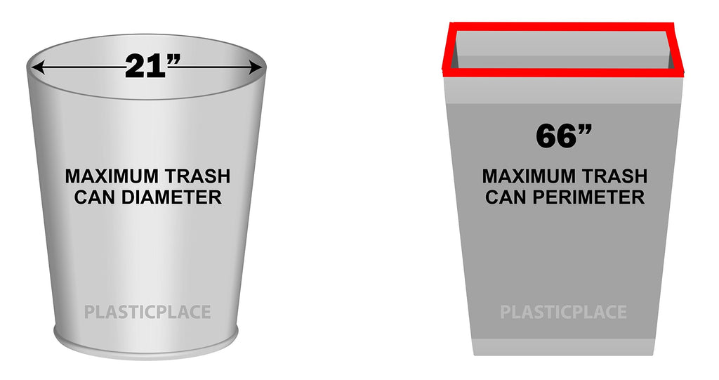31 33 Gallon Trash Bags │ 1.2 Mil │ Heavy Duty Garbage Can Liners │ 33" x 39" (100 Count)