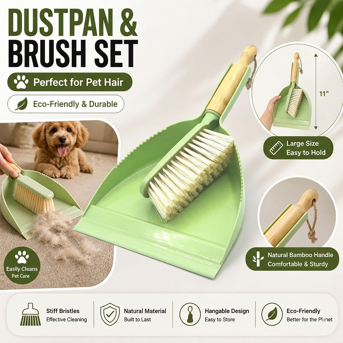 Dust Pan and Brush Set